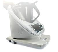 Tabla deslizante para la tabla de ruedas Thermomix TM5 TM6 Slider sin esfuerzo y soporte seguro (color blanco de madera)