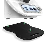 Tabla Deslizante para Thermomix TM6/TM5, Thermomix TM6 Tabla Deslizante con Ruedas Universales, Tabla Deslizante Thermomix TM6, Base Deslizante Thermomix TM6, 39.5 x 28.5 x 1.5 cm, Negro