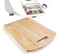 Tabla Deslizante para Thermomix TM6/TM5, Thermomix TM6 Tabla Deslizante con Ruedas Universales, Tabla Deslizante Thermomix TM6, Base Deslizante Thermomix TM6, 39.5 x 28.5 x 1.5 cm, Marrón Claro