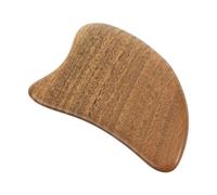 Tabla Gua Sha de Madera Verde 8,2x5x1cm para rostro | Acabado Pulido sin Rebabas, Borde Redondeado, Deslizamiento Fluido, Uso Diario en Mandíbula y Piel