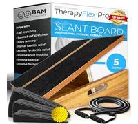 Tabla inclinada BAM para terapia física, solución completa 5 en 1: tabla inclinada para estirar pantorrillas, tabla inclinada para sentadillas, alivio de la fascitis plantar, alivio de Aquiles y ayuda