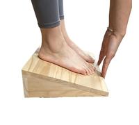 Tabla inclinada para ejercicios de fitness, portátil, versátil y multifuncional, de madera, para pies, tobillos y rodillas, ejercicios de estiramiento de equilibrio, entrenamiento, pilates, danza