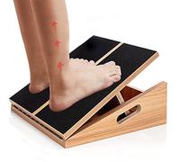 Tabla inclinada para estiramiento de pantorrillas, sentadillas, estirador de pantorrilla, inclinación, ajustable, cuña de madera, reposapiés profesional para rodillas, tobillo, talón, pies y piernas