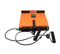 Tabla inclinada para fitness, tabla de cuña portátil ajustable de 6 niveles con temporizador y cuerda de tracción, para sentadillas, entrenamiento, yoga, gimnasio, oficina, viajes, ejercicios de