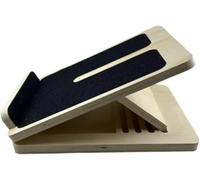 Tabla inclinada para pantorrillas, plegable, ajustable, de madera, elástica, para fitness, gimnasio en casa, entrenamiento (C)