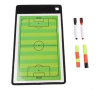 Tabla magnética de entrenamiento de fútbol, plegable, portapapeles para entrenadores, plan de juego de fútbol, tabla de borrado en seco con marcadores, 38 x 23 cm (pie)