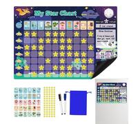 Tabla magnética de tareas, colorida tabla de responsabilidad para niños, tablero de comportamiento , diario portátil para niños y niñas, rutina diaria, hogar, escuela, estudio