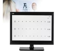Tabla ocular óptica electrónica, pantalla digital de agudeza visual LCD de 18.5/21.5 pulgadas con más de 300 objetivos, 5 métodos de visualización, probador de optometría con control remoto