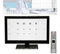 Tabla óptica LCD para pruebas de agudeza visual, gráfico digital de 18.5 pulgadas para detección de optometría en hospitales y tiendas ópticas con múltiples objetivos visuales