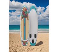 Tabla Paddle Surf Hinchable 81 cm Ancho - Sup Estable 158 kg con Remo, Bomba y Mochila - Ideal para Yoga Acuático o Principiantes - PVC Drop-Stitch, 10.6ft