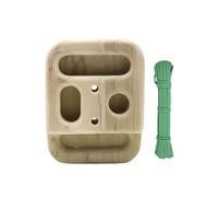 Tabla para colgar de escalada Ejercitador de antebrazo Fortalecedor de agarre de dedo portátil Tabla de escalada para entrenamiento Fácil de usar Núcleos de construcción Fuerza Cuelga de madera