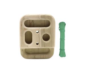 Tabla para colgar de escalada Ejercitador de antebrazo Fortalecedor de agarre de dedo portátil Tabla de escalada para entrenamiento Fácil de usar Núcleos de construcción Fuerza Cuelga de madera