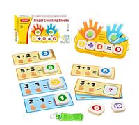 Tabla para contar con los dedos - Juguetes para el desarrollo de la infancia, manipuladores matemáticos educativos materiales educativos, para niños, niñas, educación parental, colonia de