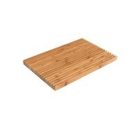 Tabla para cortar el pan de bambú (1 pieza) Bamboo Natur, 30 cm x 20 cm x 2 cm, resistente, higiénico y fácil de limpiar