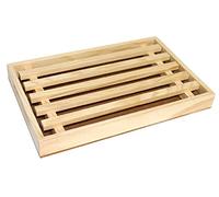 Tabla para cortar pan de madera de 2.5 x 32 x 19 cm