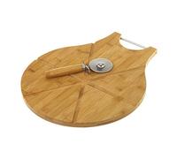 Tabla para cortar pizza con cortador 38 x 32 x 1,50 cm cortador 6 x 17,50 cm.