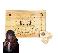 Tabla para radiestesia | Tabla para radiestesia y decoración para altar - Fabricado en madera | para casa, interior, biblioteca, meditación, tienda temática, , sala de yoga