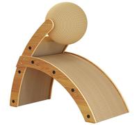 Tabla para rascar, Almohadilla rascadora Felina, Marco de Madera, Inserto de Recambio de cartón, Atractivo Juego de Pista de Bolas, satisface los instintos Naturales, Muebles de Calidad, Idea