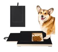 Tabla para rascar uñas para perros 2024, tabla multifuncional para rascar uñas con caja de juguetes para perros, tapete de papel de lija para perros, cortaúñas para un cuidado seguro de las garras del