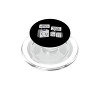 Tabla periódica Chiste de Sal Química Ciencia Humor Químico PopSockets PopGrip para MagSafe
