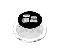 Tabla periódica Chiste de Sal Química Ciencia Humor Químico PopSockets PopGrip para MagSafe
