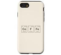 Tabla periódica Coffee Element Funny Chemist Carcasa para iPhone SE (2020) / 7 / 8