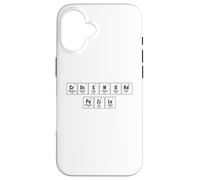 Tabla Periódica De Elementos Crucigrama Cruciverbalista Carcasa para iPhone 16
