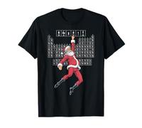 Tabla Periódica De Elementos Travieso Santa Navidad Química Camiseta