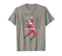 Tabla Periódica De Elementos Travieso Santa Navidad Química Camiseta