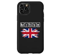 Tabla periódica de la Bandera de los Elementos de química británica Carcasa para iPhone 11 Pro