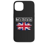 Tabla periódica de la Bandera de los Elementos de química británica Carcasa para iPhone 13