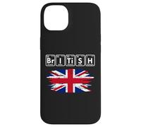 Tabla periódica de la Bandera de los Elementos de química británica Carcasa para iPhone 14 Plus