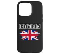 Tabla periódica de la Bandera de los Elementos de química británica Carcasa para iPhone 15 Pro MAX