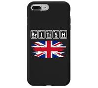 Tabla periódica de la Bandera de los Elementos de química británica Carcasa para iPhone 7 Plus/8 Plus