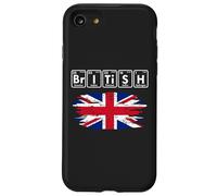 Tabla periódica de la Bandera de los Elementos de química británica Carcasa para iPhone SE (2020) / 7/8