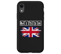 Tabla periódica de la Bandera de los Elementos de química británica Carcasa para iPhone XR