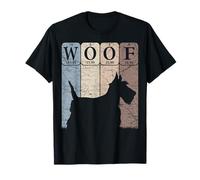Tabla periódica de Perro Terrier escocés Elementos Scottie Woof Camiseta