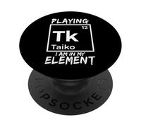Tabla Periódica Divertido Juego de Palabras Taiko Drummer PopSockets PopGrip Adhesivo