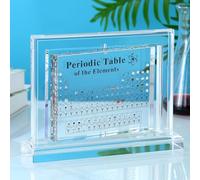 Tabla Periodica Elementos Reales, Tabla Periódica Con Elementos Tabla Periódica Acrílico Con Real Elementos Tabla Periódica Con Elementos Reales En El Interior 9.05"x1.96"x6.3"