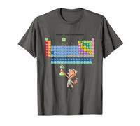 Tabla periódica química de elementos novedosos diseños gráficos Camiseta
