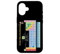 Tabla periódica química de elementos novedosos diseños gráficos Carcasa para iPhone 16