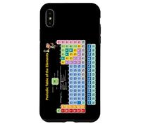 Tabla periódica química de elementos novedosos diseños gráficos Carcasa para iPhone XS Max