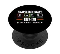 Tabla periódica química Negra del Mes de la Historia Negra PopSockets PopGrip Adhesivo