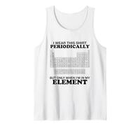 Tabla periódica Use Esta Camisa de Elementos periódicos Camiseta sin Mangas