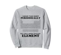 Tabla periódica Use Esta Camisa de Elementos periódicos Sudadera