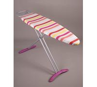 Tabla Planchar StandardVip 116x35 cm| patas antideslizantes resistentes y estable| protectores de suelo| soporte plancha deslizante| altura regulable| funda 100% algodón