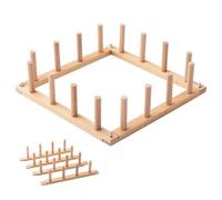 Tabla que moldea tejidos Bastidor de Madera, Herramientas de Ganchillo a | telar de tejer con marco en madera para Principiantes, Adultos, Aficionados a las Manualidades, Talleres, Cojine