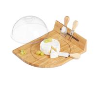 Tabla quesos set de utensilios para queso quesera con campana 1,1 kg 3 cubiertos