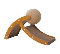 Tabla rascadora para gatos, almohadilla para rascar gatos, clips de puerta, juguete interactivo con bola de sisal, bola giratoria de sisal integrada, protectores de muebles contra arañazos de