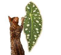 Tabla rascadora para gatos con forma de hoja para gatitos | Almohadilla rascadora para gatos montada en la pared para interiores, apartamento, hogar, dormitorio, sala de estar